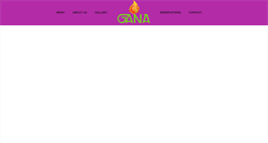 Desktop Screenshot of ganarestaurant.co.uk